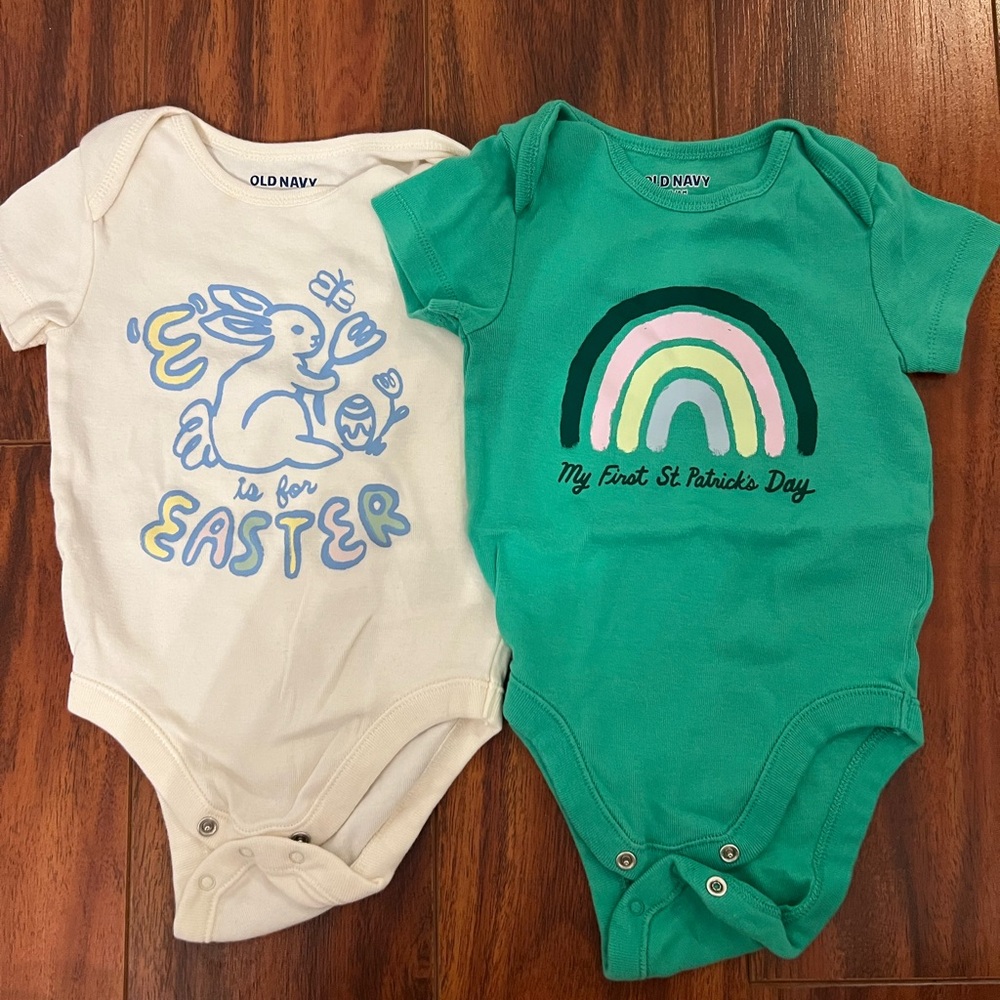 Old Navy Spring Holiday Onesies